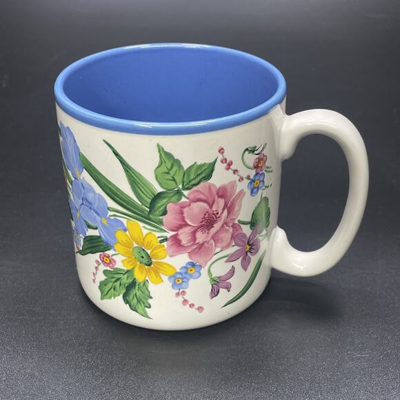 Flowers, INC. Balloons Other - Vtg Flowers Balloons Jane Bowen Mug 670100 Spring Summer Garden Blossom Cottage